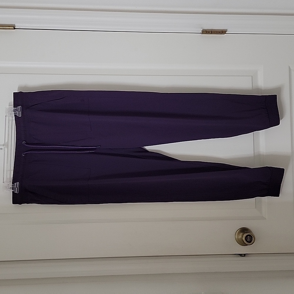 GapFit Size S Purple Joggers, Elastic Waist with Drawstring, Elastic Ankles, GUC